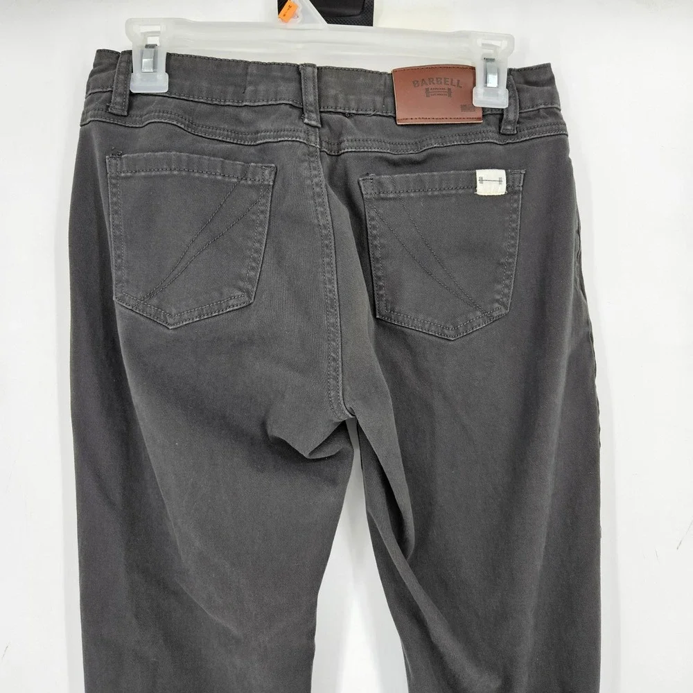 Barbell‎ Apparel Jeans Mens 29 Gray Charcoal Relaxed Athletic Fit Pants